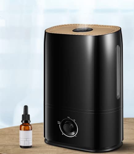 Humidificador ultrasónico de 5L para grandes dormitorios, 40 horas de autonomía, nano-revestimiento, boquilla de 360°, con apagado automático y humidificador ultrasilencioso